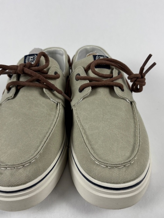 Chaps, Canvas Boat Shoes, Men\'s 9,, Tan Lace Up, Casual Deck, Memory Foam main image 10